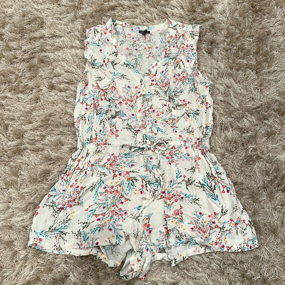 Womens Floral Romper